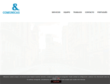Tablet Screenshot of comunicas.es